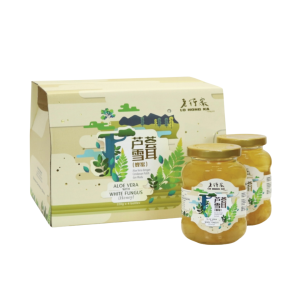 Lo Hong Ka Aloe Vera with White Fungus (Honey) 220g x 4btls
