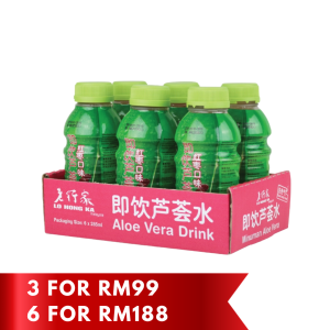 Lo Hong Ka Aloe Vera Drink Red Dates 285ml x 6btls