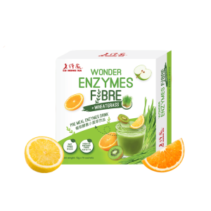 Lo Hong Ka Wonder Enzyme Fiber Plus Wheatgrass 12g x (12’s + 2’s)