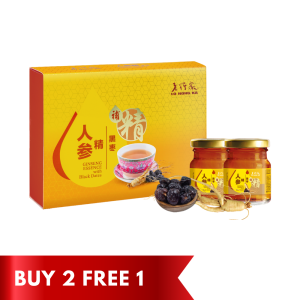Lo Hong Ka Ginseng Essence with Black Dates 70g x 6 Bottles